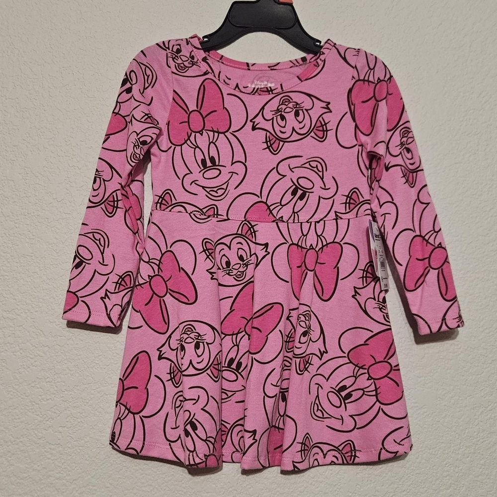 NWT Disney Minnie Pink Toddler Dress
